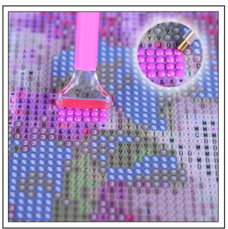 Diamond Painting Sunflower Bird Illustration