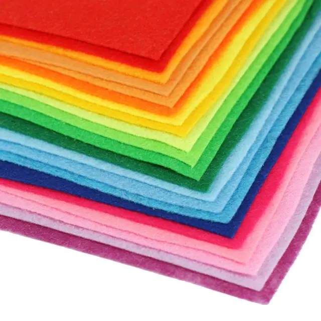 Handicraft Needle Punched Non woven Fabric 20Colors - Shop at LoveMi