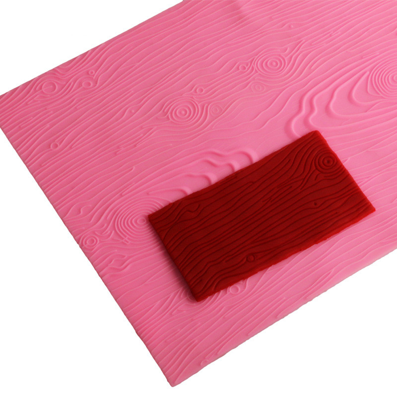 Large Bark Surrounding Texture Mat Mold Diy Baking Chocolate Clay Cake Mold Silicone Fondant Cake Mold