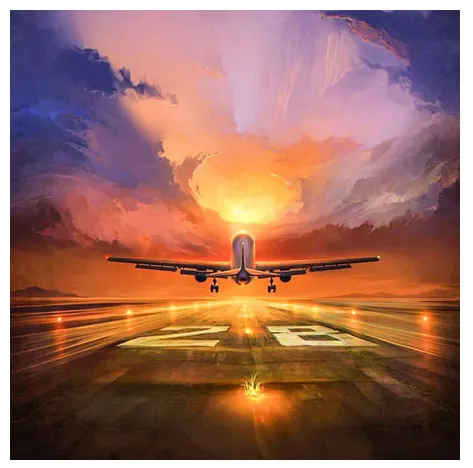 Diamond Embroidery Flying Plane Diamond Cross Stitch Square Diamond Painting Diy Diamond Painting Colour - Shop at LoveMi