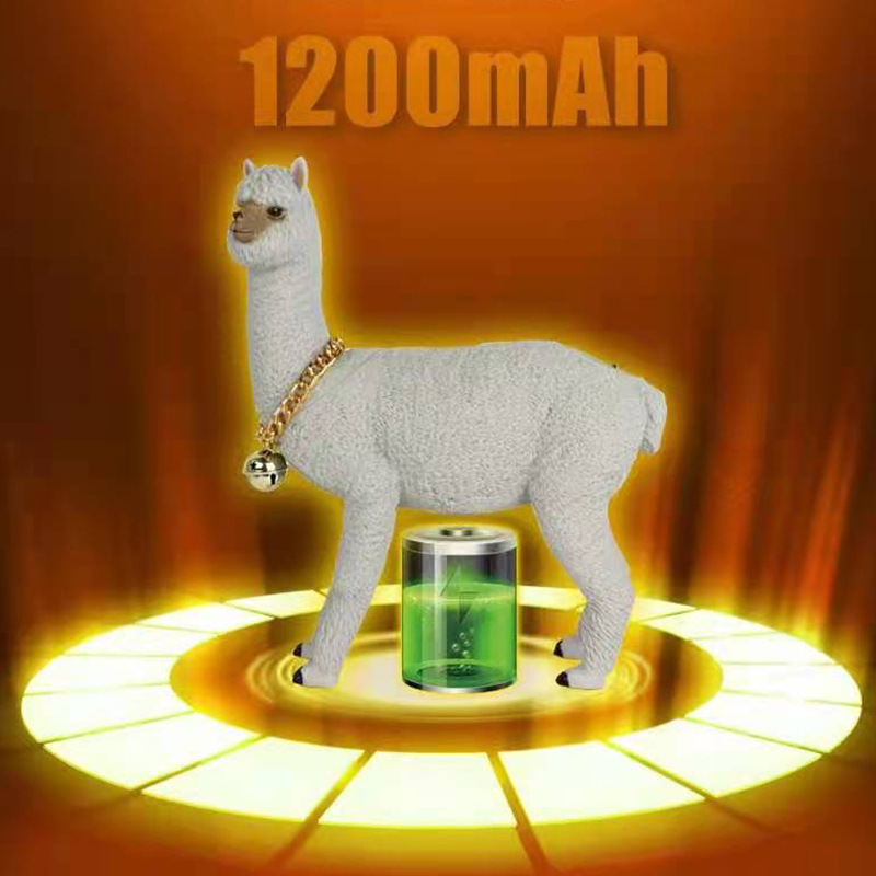 Portable Bluetooth Speakers Cartoon Alpaca Card FM Radio Wireless Music Subwoofer Sound Box For PC Computer Audio Center — foto 5