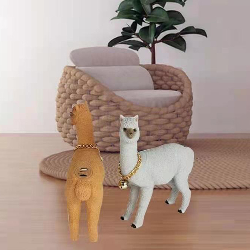 Portable Bluetooth Speakers Cartoon Alpaca Card FM Radio Wireless Music Subwoofer Sound Box For PC Computer Audio Center — foto 4