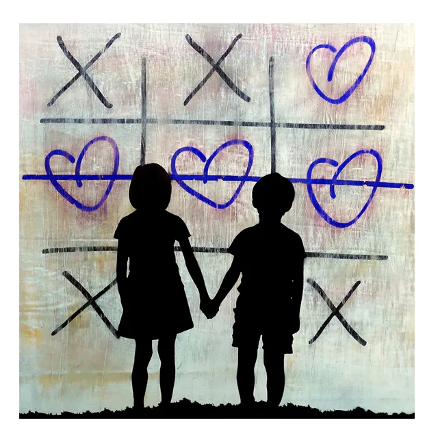 Canvas Painting Street Art Love Poster Wall Art Decoration Painting Living Room Home Decoration Purple - Shop at LoveMi