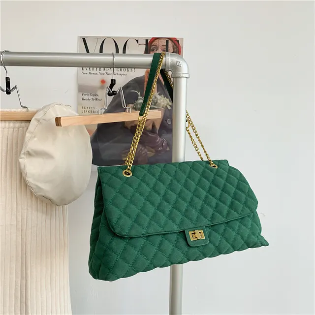 Large capacity Bags Women's Autumn And Winter New Trends Green - Shop at LoveMi