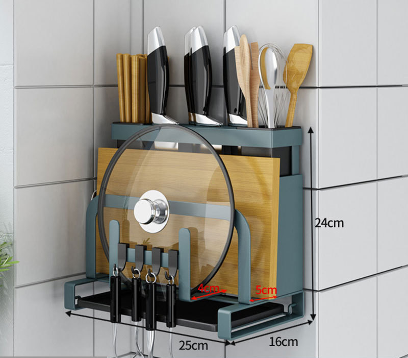 Title 4, Multi-purpose Pot Cover Cutting Board Storage R...