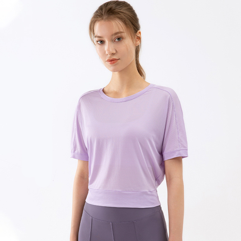 Women's Short-sleeved T-shirt Running Sports Fitness Yoga Clothes