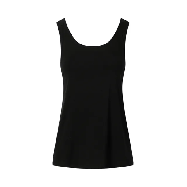 Sports Sleeveless T shirt Loose Quick drying Blouse Yoga Wear Blouse Black - Shop at LoveMi