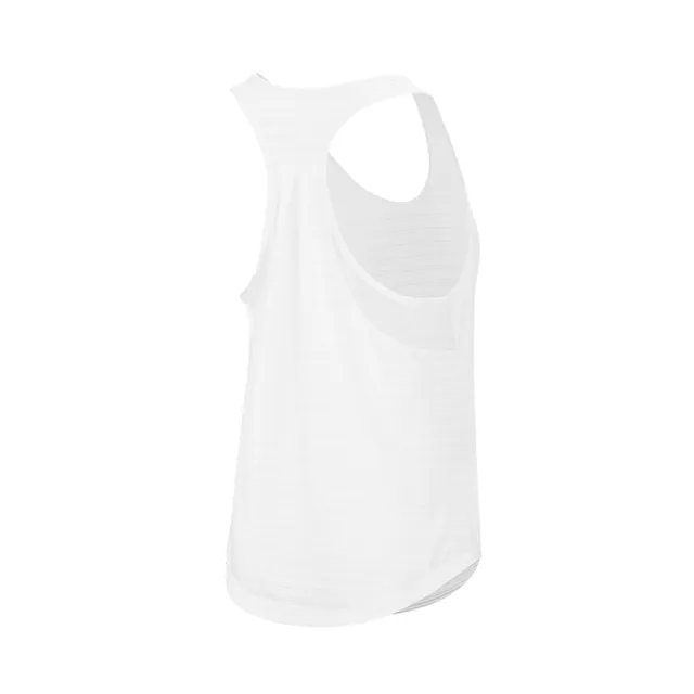 Loose Sports Vest Women's Sleeveless Yoga Wear Summer Training T shirt White - Shop at LoveMi