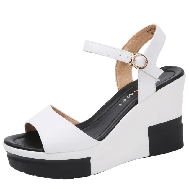 Flat Buckle Platform Casual Lightweight Women'S Shoes 7Style 34 - Shop at LoveMi
