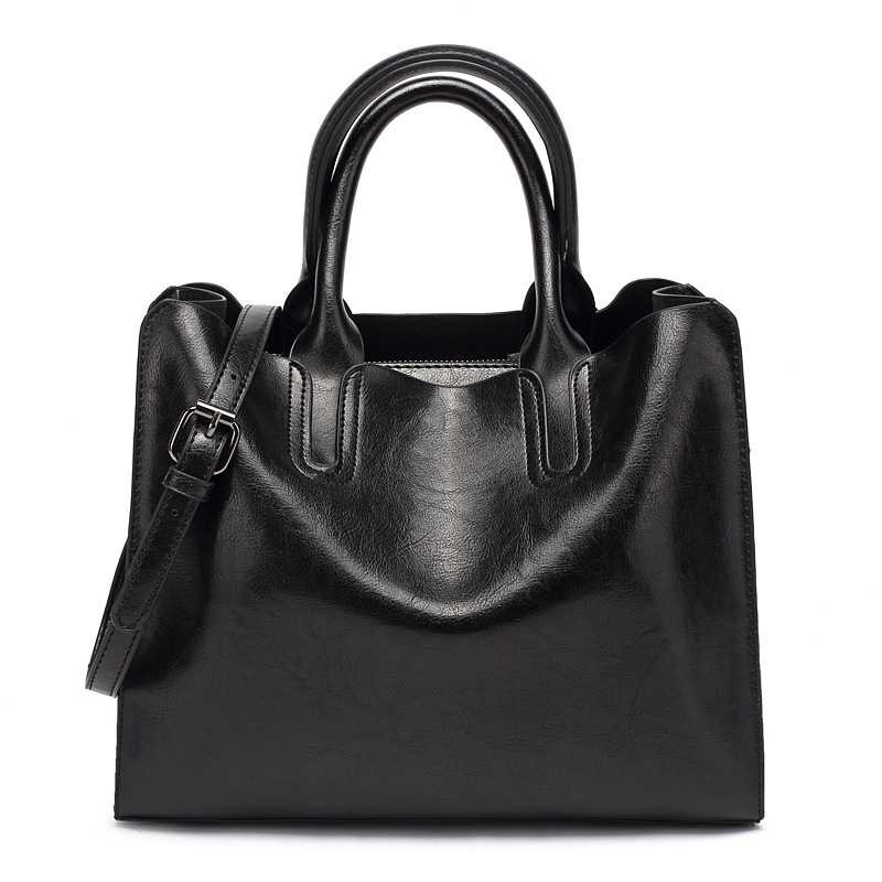 Single Shoulder Messenger Tote Bag Women Black - Shop at LoveMi