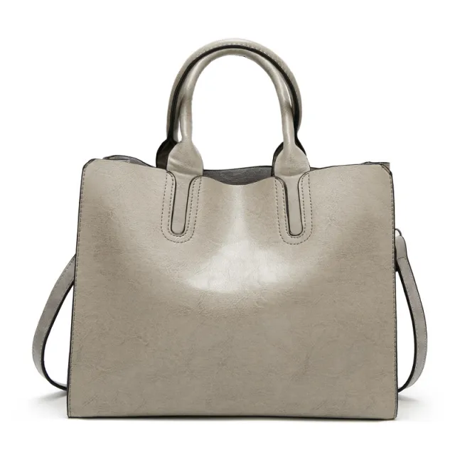 Single Shoulder Messenger Tote Bag Women Grey - Shop at LoveMi