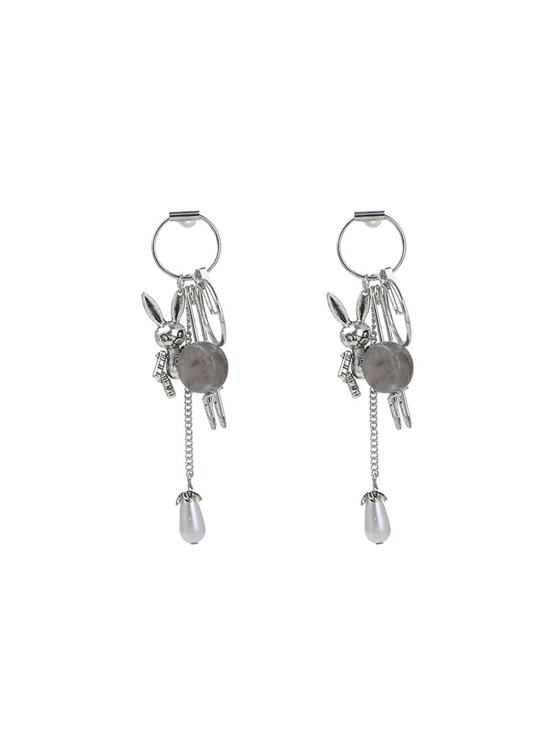 Temperament All-match Bunny Earrings