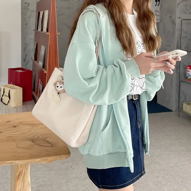 Women's Versatile Large capacity Shoulder Bag White - Shop at LoveMi