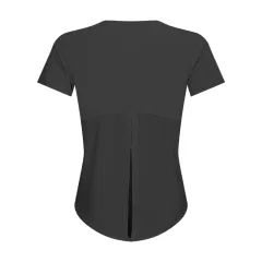 Fitness Running Bandage Quick-drying Breathable Loose Blouse - Black - View 1