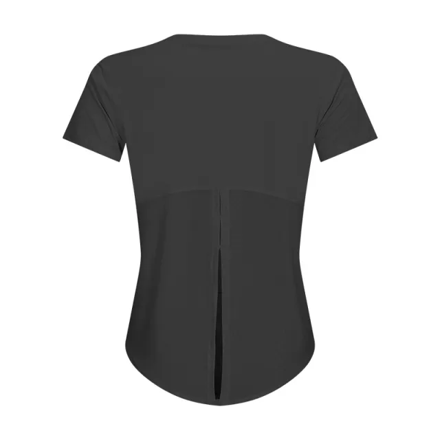 Fitness Running Bandage Quick drying Breathable Loose Blouse Black - Shop at LoveMi