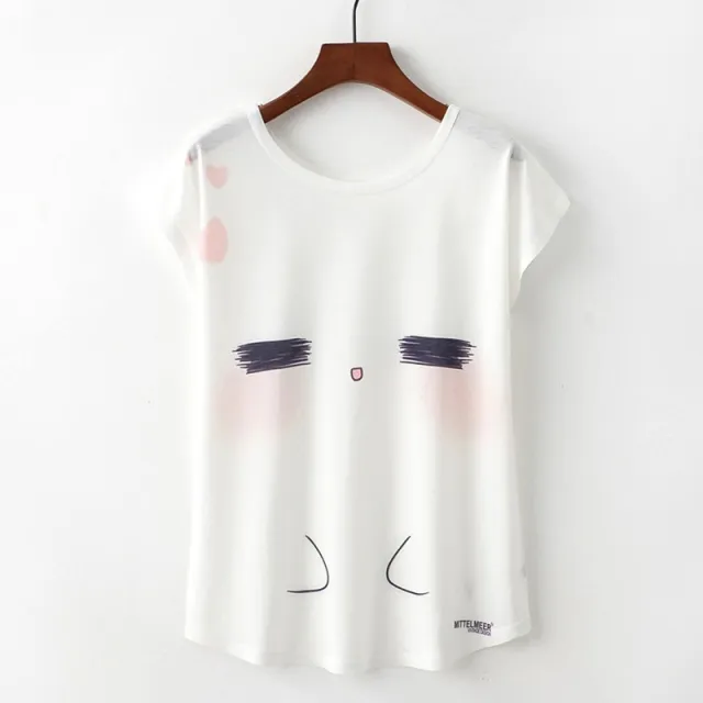 Summer New Round Neck Short Sleeve Loose - Shop at LoveMi