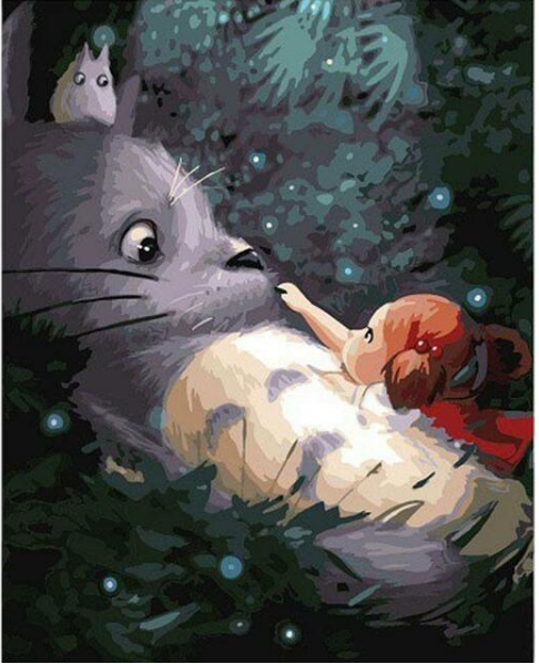 Cute Animals DIY Painting By Numbers Kits Grey - Shop at LoveMi