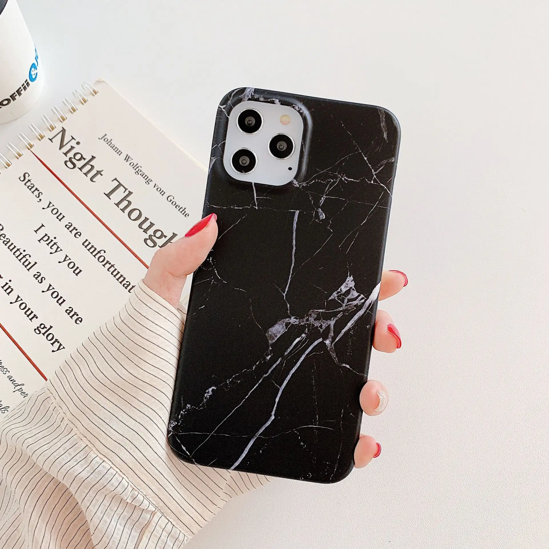 Mobile Phone Case Creative Marbled Soft Shell