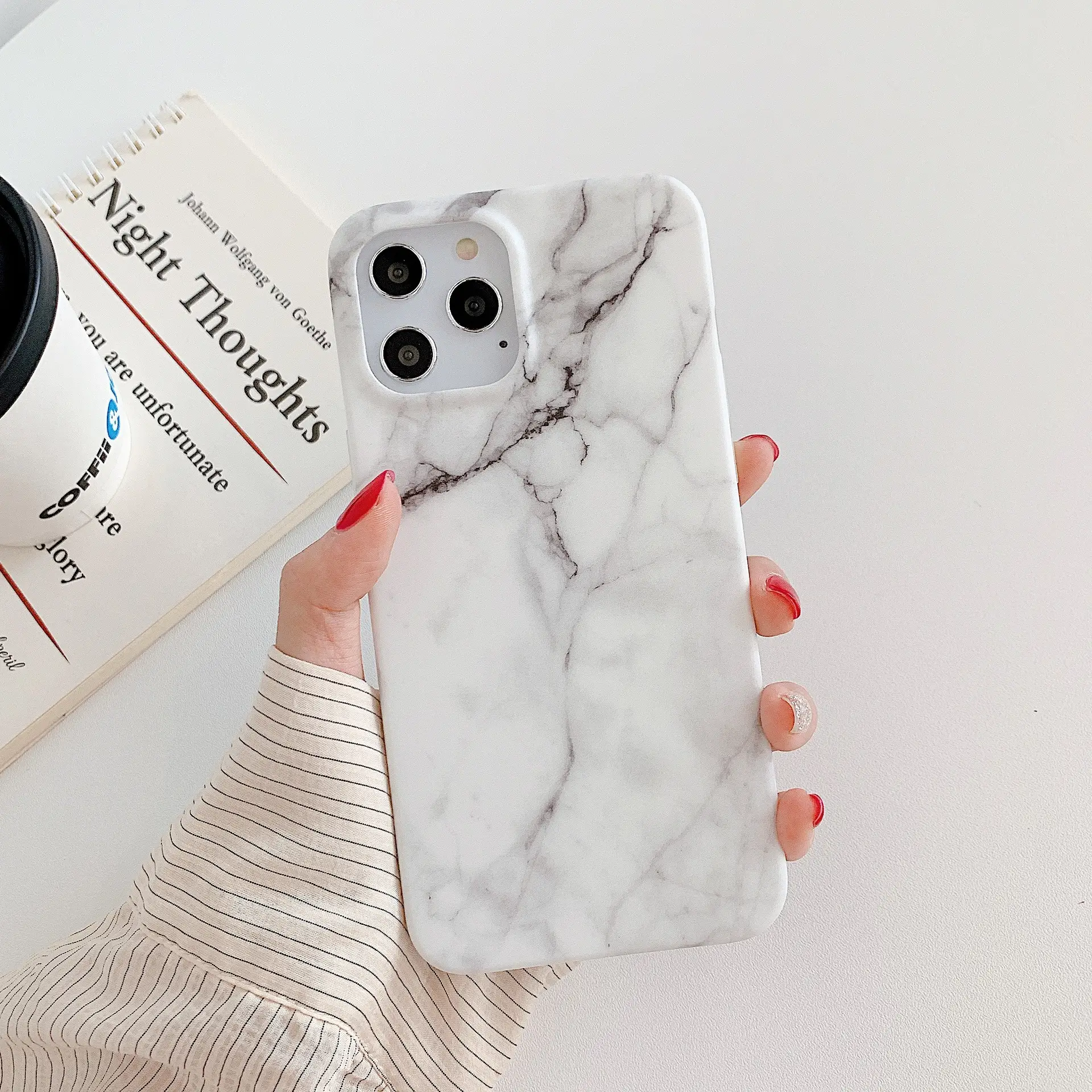 Mobile Phone Case Creative Marbled Soft Shell