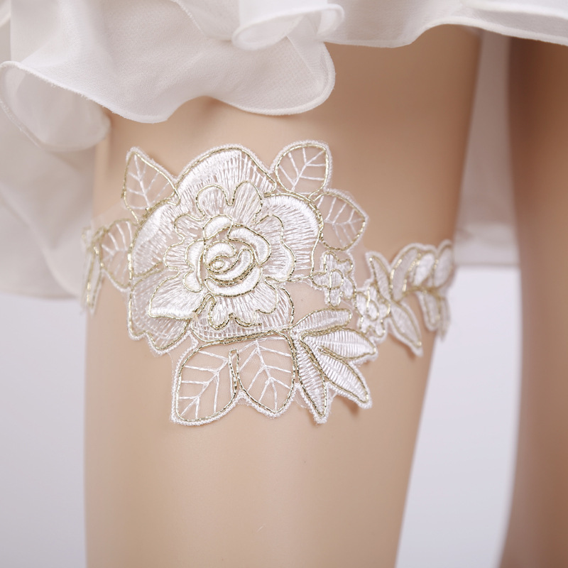 Title 2, Handmade Rhinestone Lace Bridal Garter Bridal L...