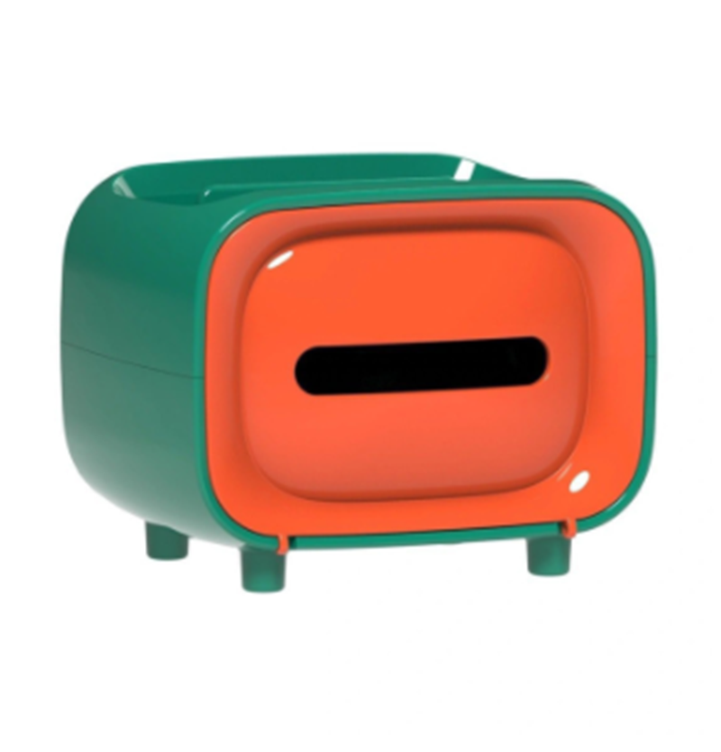 Multifunctional Tissue Box Pumping Box Remote Control Storage Box