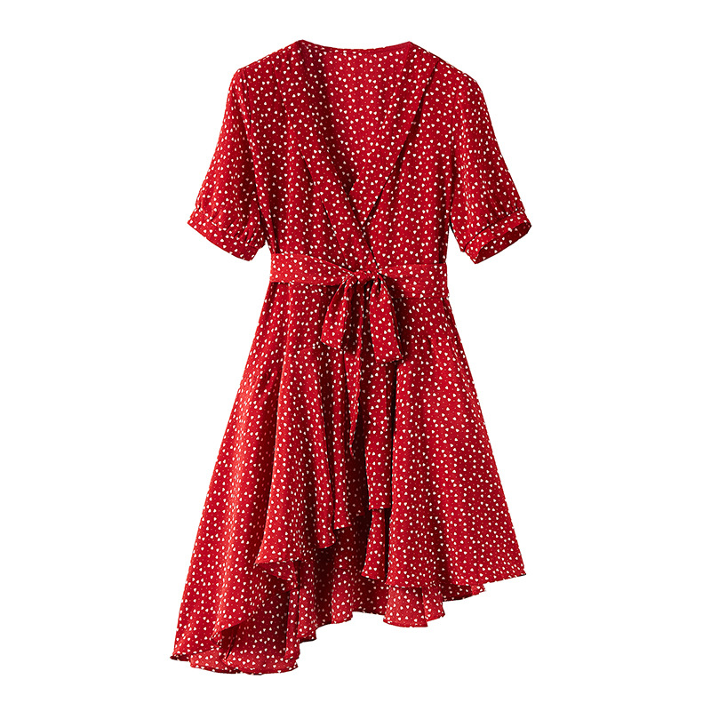 Women's First Love Tea Break Skirt Temperament Was Thin And Irregular Dovetail Skirt