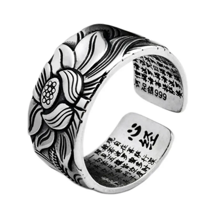 Buddhism Jewelry Like Vintage and Old Real Silver Plated