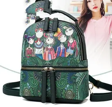 Backpack Small Bag Female Tide Korean Fashion All-match Small Backpack