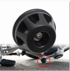 Motorcycle Modified Parts Rear Wheel Axle Rubber — foto 4