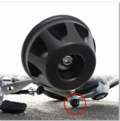 Motorcycle Modified Parts Rear Wheel Axle Rubber