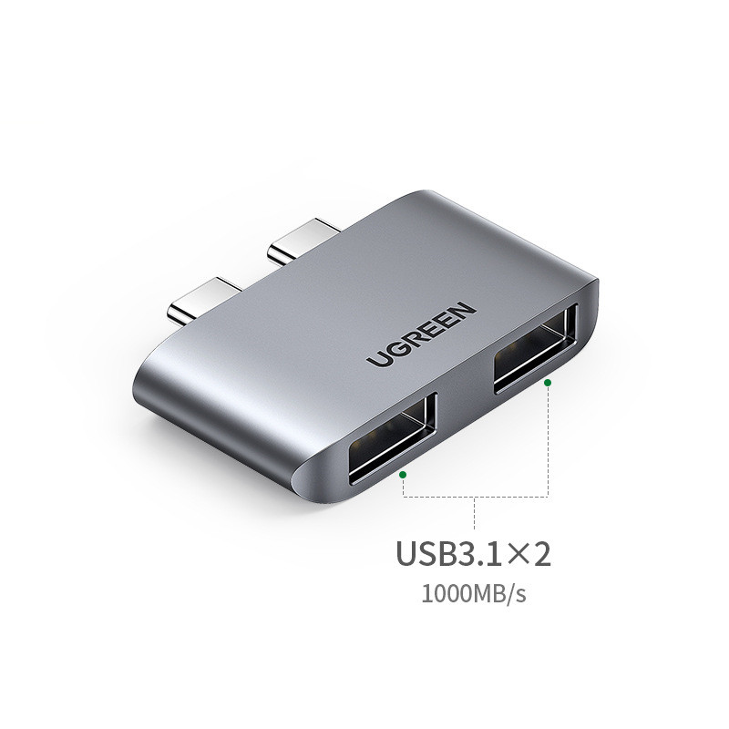 Double head USB high speed2in1