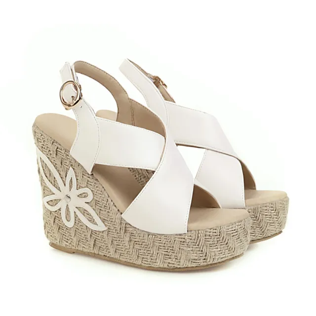 Women's Sandals With Super High Heel Wedge Platform 30 48 Size White - Shop at LoveMi