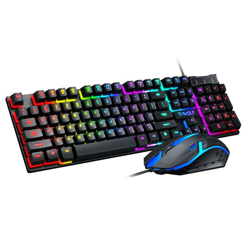 Wired tastatur og mus Set Game Character Illuminated LED - Miniatyr 2