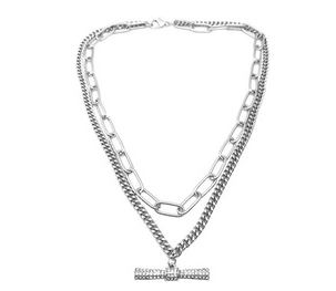 Double Layered Sweater Necklace