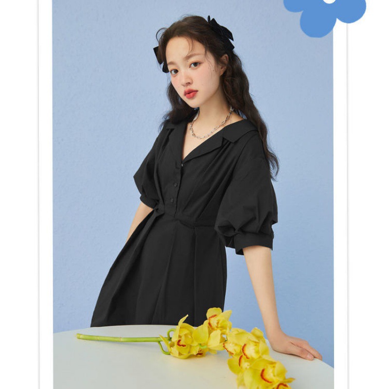 Short-Sleeve Shirt Dress