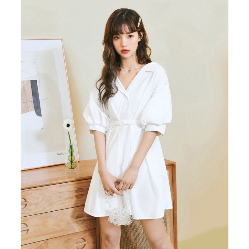Short-Sleeve Shirt Dress, picture 3 of 5