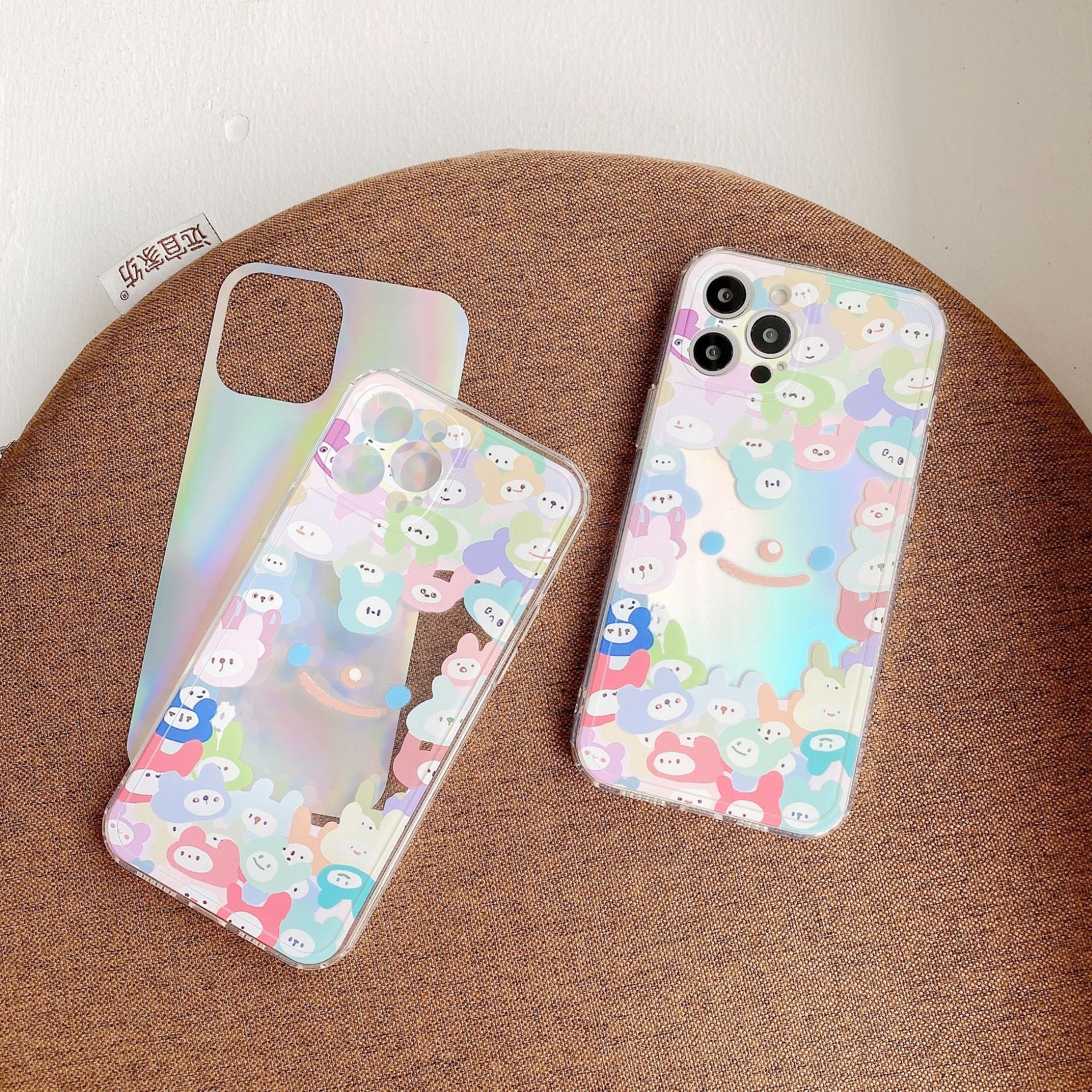Compatible with Apple, Compatible with Apple , Cartoon Cute Smiling Face For Iphone12pro Max Apple 11 Mobile Phone Shell Xs Transparent 7 8plus Female Xr