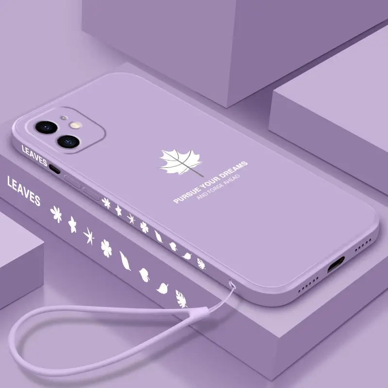 Rubik's Cube Imitation Liquid TPU Maple Leaf