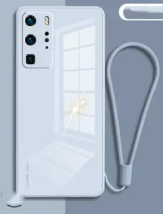P40pro Mobile Phone Case Macaron Glass
