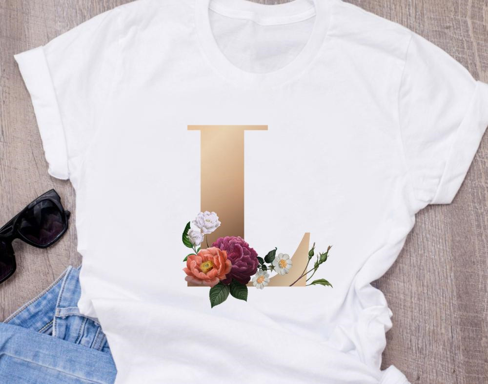 Title 1, T-shirt oversize con 26 lettere inglesi stampat...