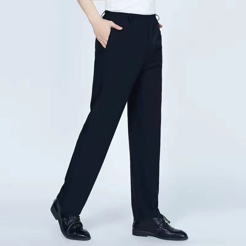 Title 5, New Mens Elastic Waist Pants Thin Loose Casual...