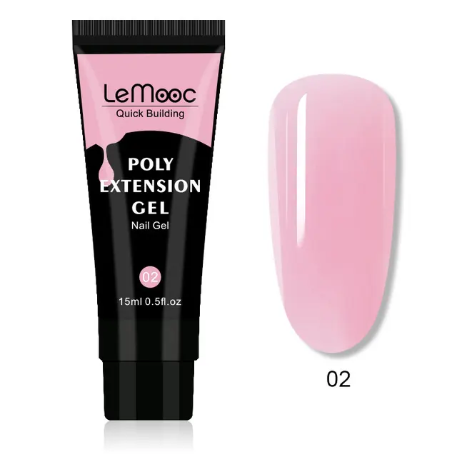 Quick Builder Poly UV Gel Polish Nails Permanent Liquid