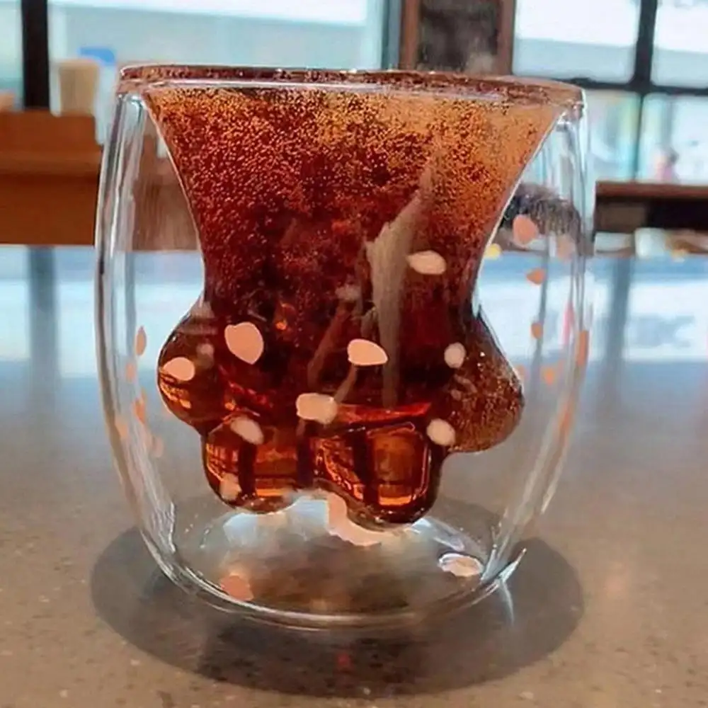 Creative Insulation Glass Double-layer Coffee Cup
