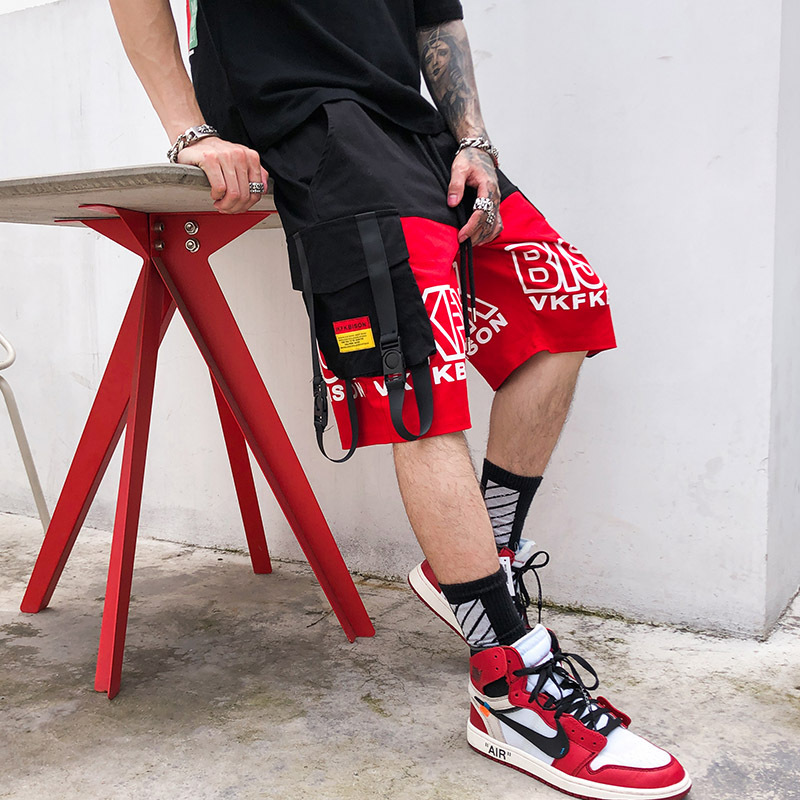 Title 5, Hip Hop Shorts Mens Trendy Sports Overalls Fiv...