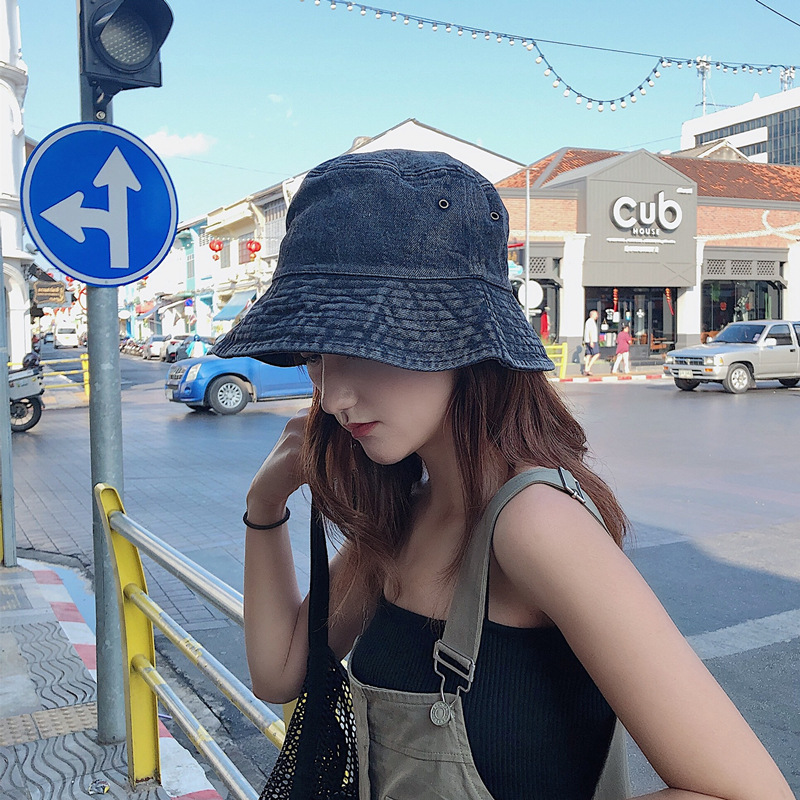 Title 4, Color-sensing Washed Fisherman Hat Solid Color ...