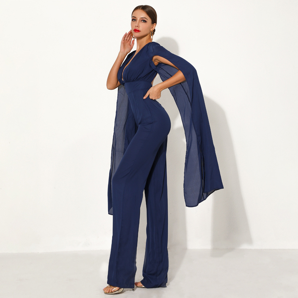 Chiffon Halter Wide-Leg Jumpsuit, picture 8 of 8