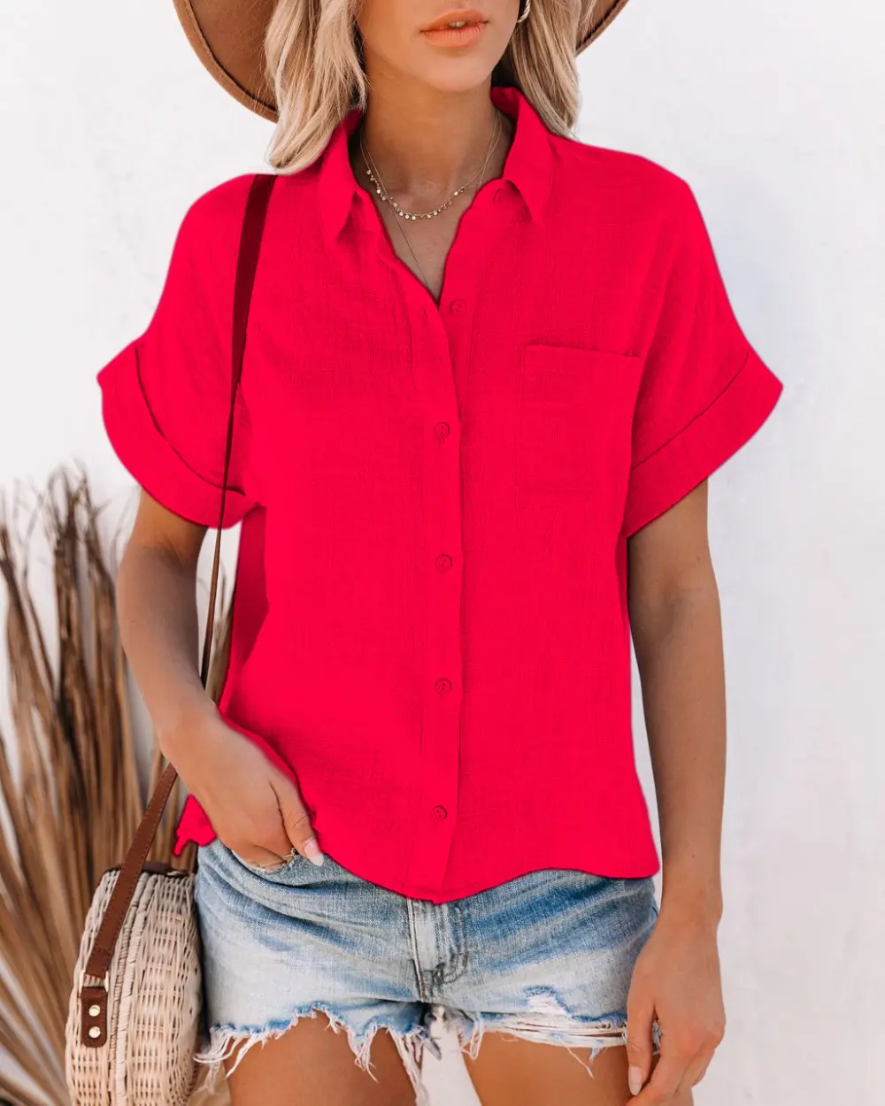 Lapel Button Shirts for Women