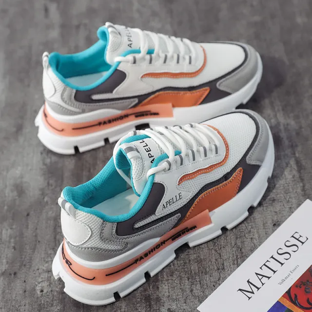 Daddy Shoes Female Wild Ins Student Sports Shoes Female Street Shooting Casual Women's Shoes White - Shop at LoveMi