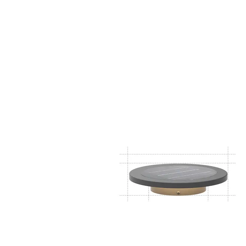 Eco-friendly black stone shape lamp garden Light