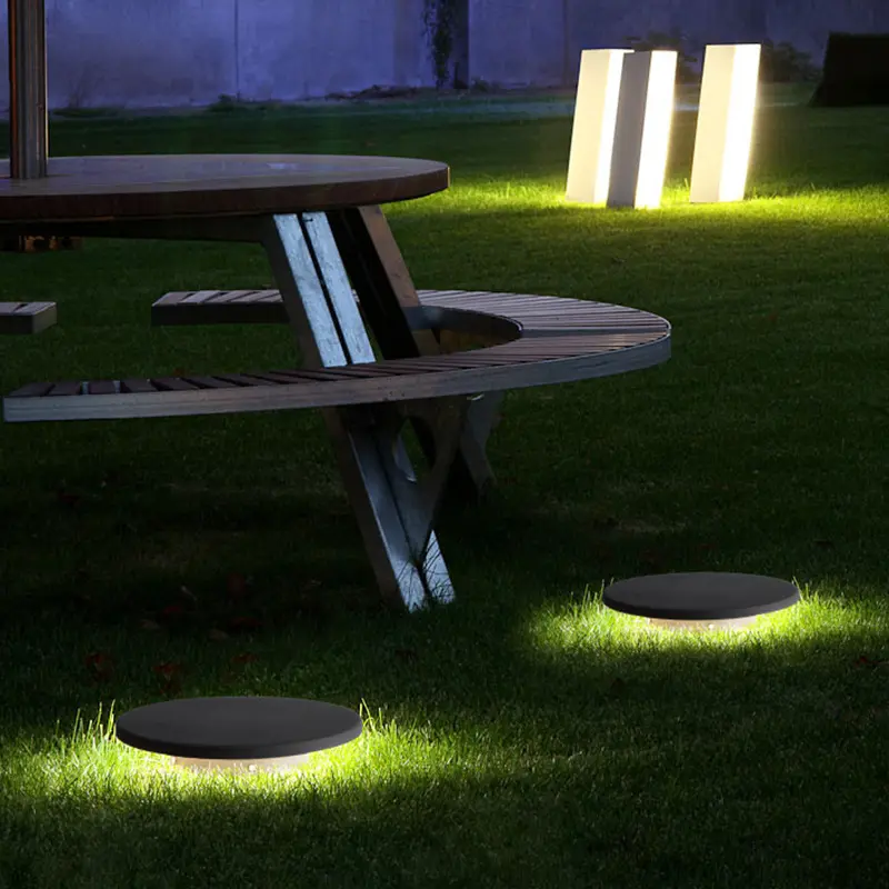 Eco-friendly black stone shape lamp garden Light